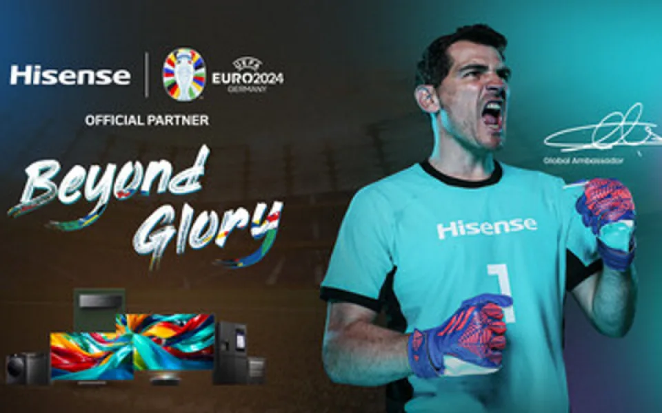 Společnost Hisense přivítá v kampani "BEYOND GLORY" pro UEFA EURO 2024™ brankářskou ikonu Ikera Casillase