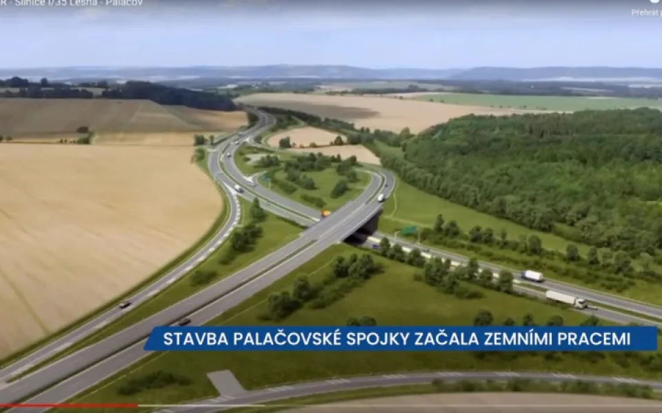 ŘSD pokračuje se stavbou Palačovské spojky, projekt doprovází částečná dopravní omezení