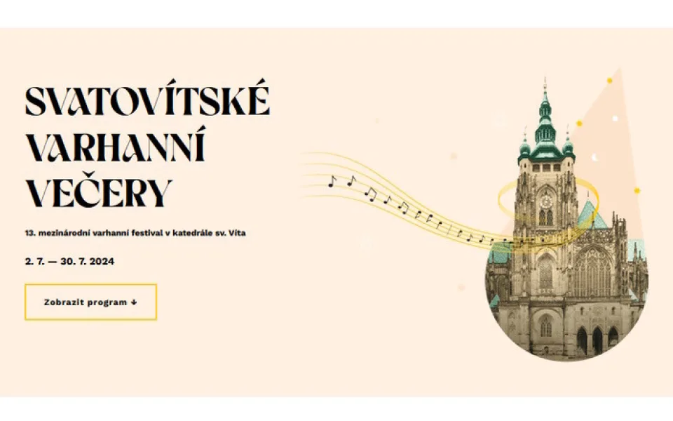Katedrála sv. Víta hostí 13. ročník varhanního festivalu