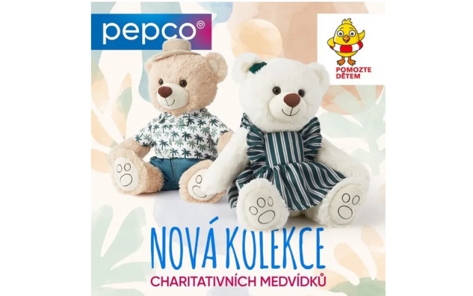 Medvídci Pepco pomáhají dětem - nová kolekce je už na pultech