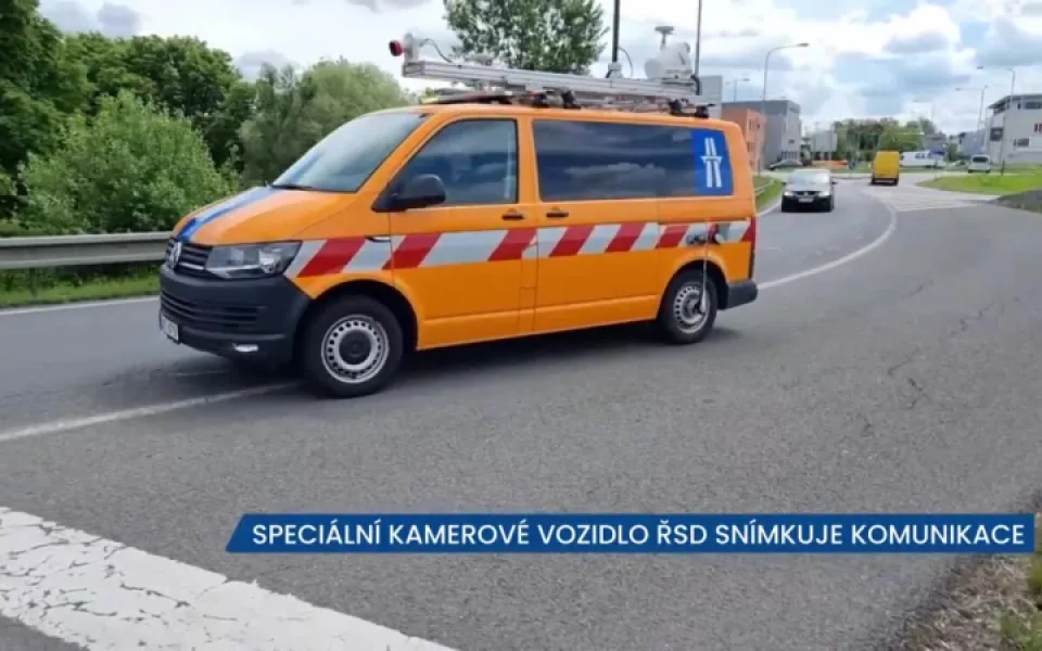 Speciální vozidlo ŘSD snímkuje laserem a kamerami důležité silnice a dálnice