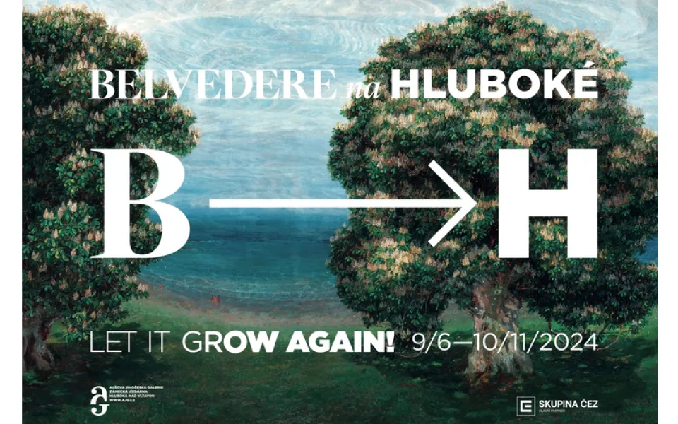Alšova jihočeská galerie roste a intenzivně posiluje vášeň pro umění, letos připravuje jedinečný umělecký projekt "Belvedere na Hluboké – Let It GROW Again!"