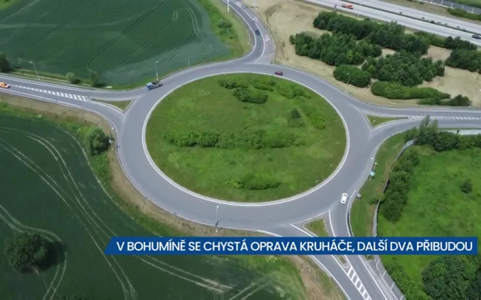 V Bohumíně se chystá oprava kruháče při sjezdu z dálnice, další dva ve městě přibudou