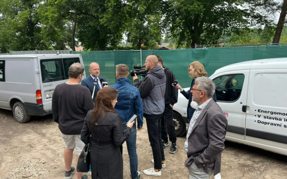 Unikátní multifunkční sportovní a rekreační centrum navštívil předseda Národní sportovní agentury Ondřej Šebek