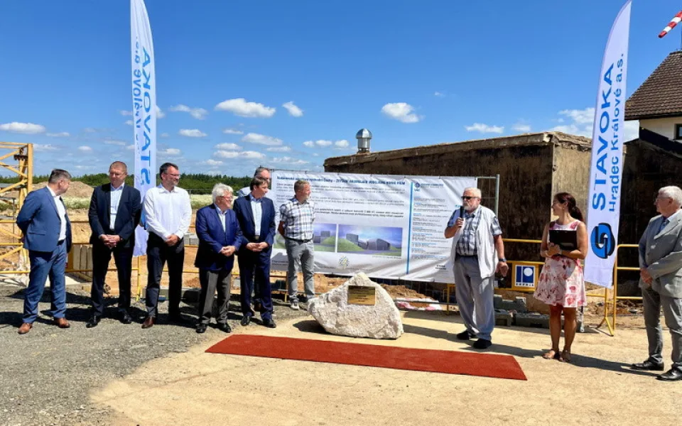 Stavba zvýšení akumulace vodojemu Horní Přím byla slavnostně zahájena