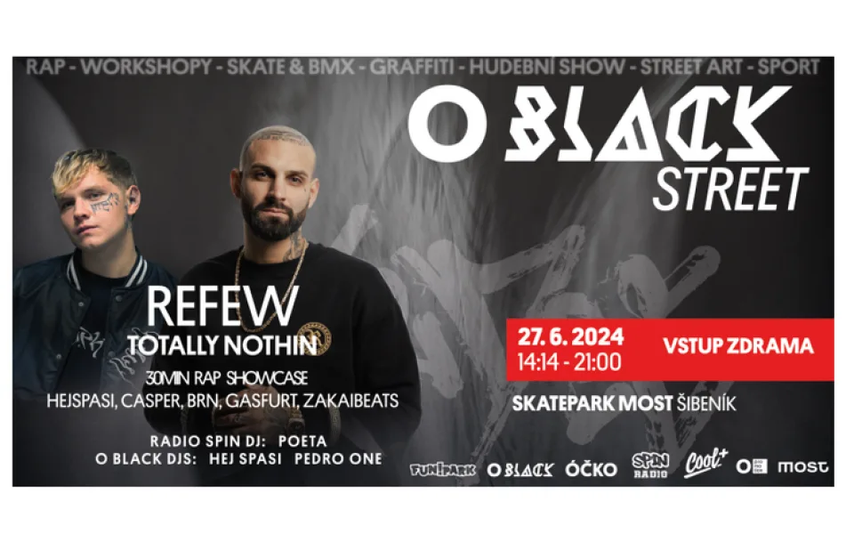 O Black Street je zpět: Jaký je program největší hip-hopové a urban street akce roku?