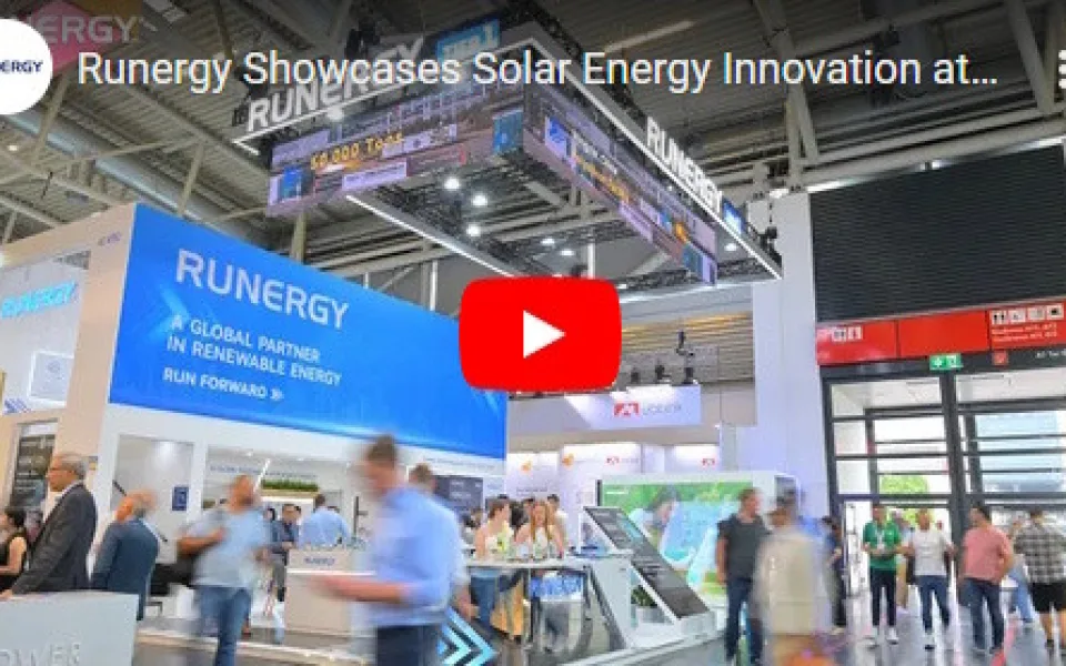 Runergy slaví úspěch své prezentace na veletrhu Intersolar Europe 2024