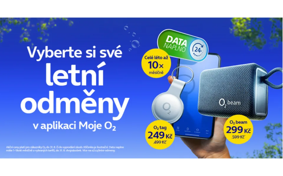 Dvojitá nadílka Dat naplno a novinky O2 beam a O2 tag