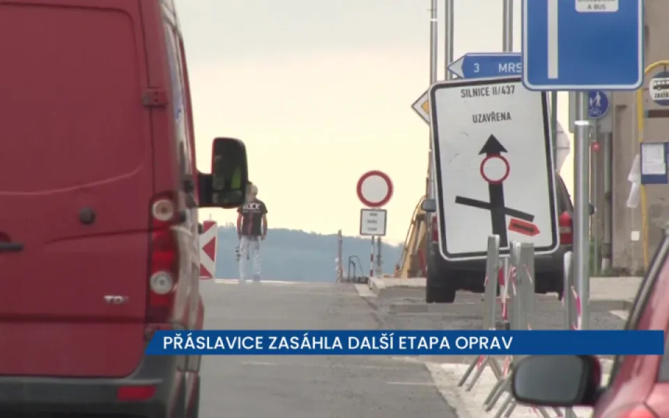 Přáslavice zasáhla další etapa oprav