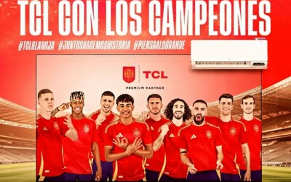 Gratulace pro La Roja - TCL oslavuje čtyřnásobné mistrovství španělské fotbalové reprezentace