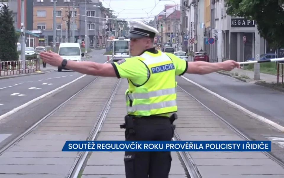 Soutěž Regulovčík roku prověřila dopravní policisty i řidiče v Ostravě