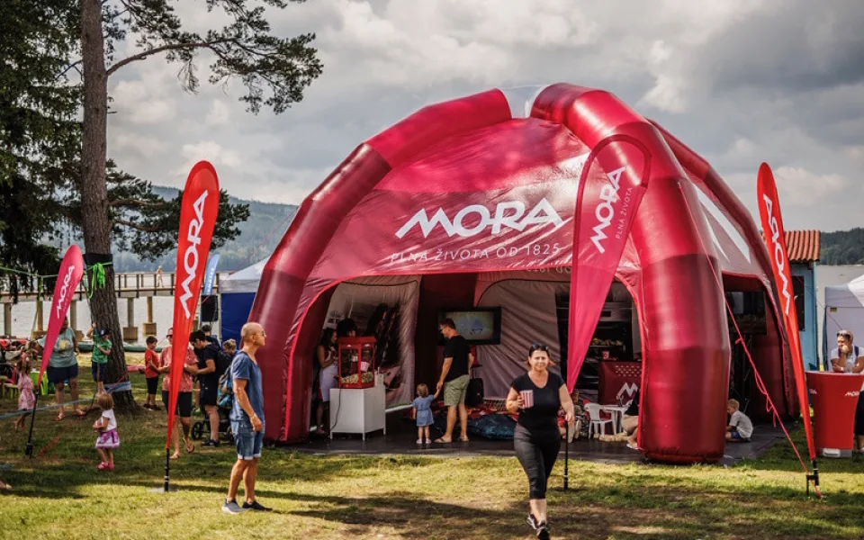 MORA je už popáté partnerem ČEZ Lipno Sport Festivalu