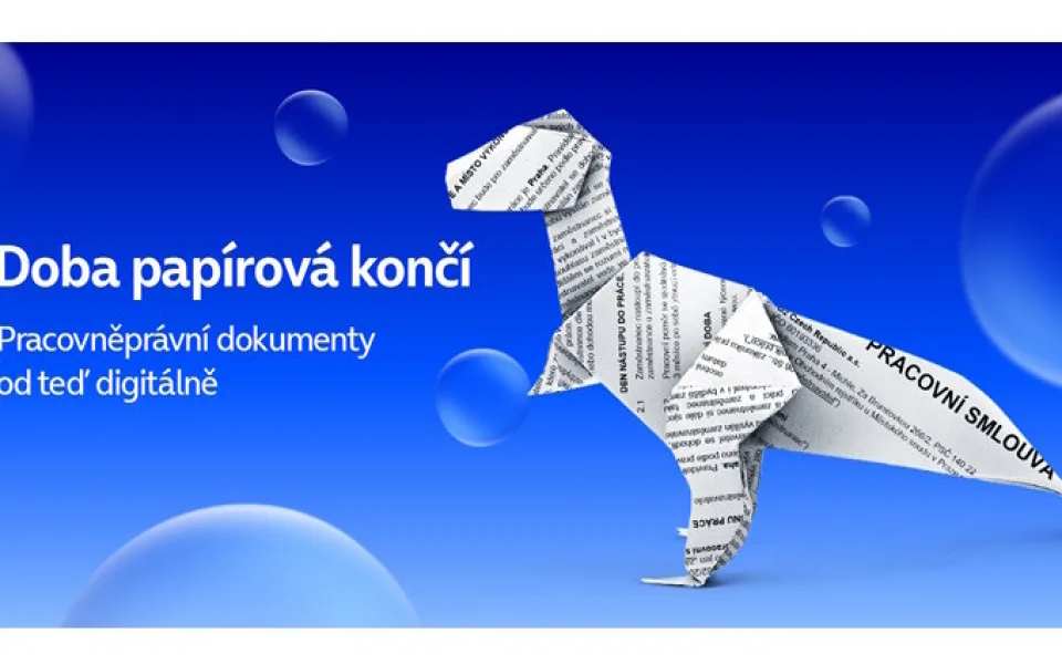 Doba papírová končí. Operátor O2 představuje novou aplikaci pro snadný a rychlý nástup zaměstnanců. Šetří tím čas i přírodu