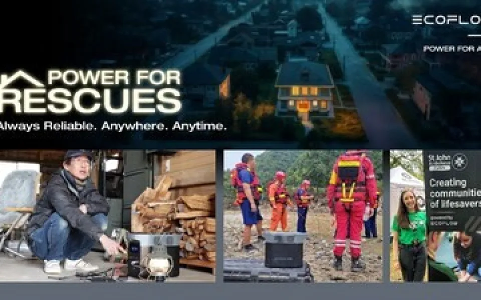 Společnost EcoFlow představila program „Power For Rescues", zaměřený na podporu záchranářů a připravenosti na katastrofy