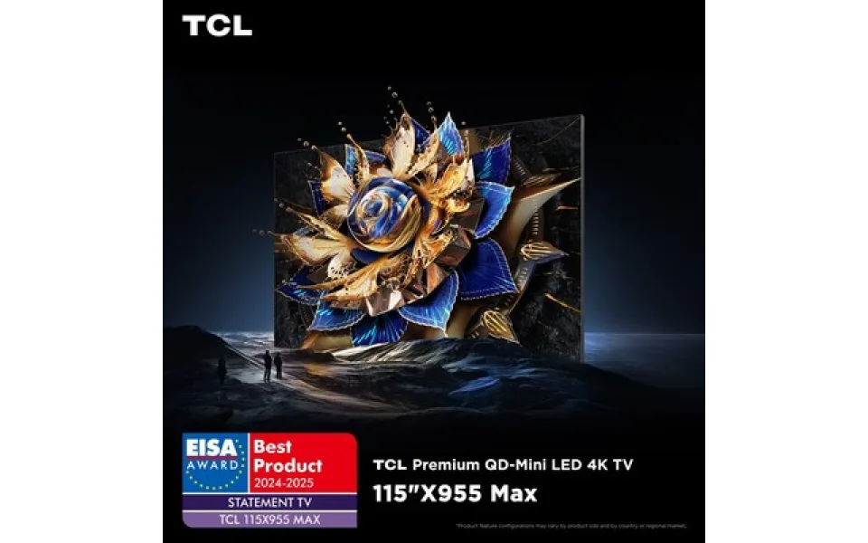  Společnost TCL získala tři prestižní ocenění organizace EISA pro období 2024-2025 a představila největší QD-Mini LED televizor na světě s úhlopříčkou 115"