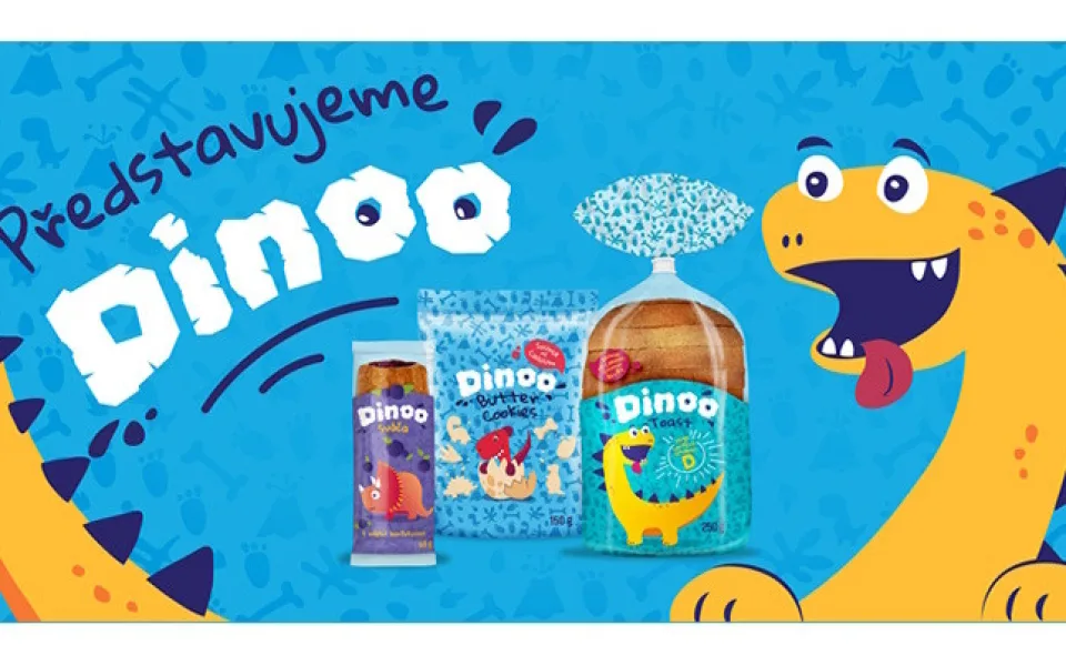 Z animovaného seriálu Dinoo se vyklubala nová značka dětských potravin od Penamu. Za její kreativou i TikTokem stojí komunikační agentura Blueglue