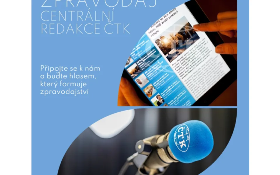 ČTK přijme zpravodaje/zpravodajku do centrální redakce v Praze