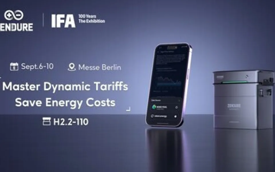 Zendure přináší revoluci v úsporách energie díky partnerství s Rabot Charge: Získejte maximální výhody časově variabilních tarifů na veletrhu IFA 2024