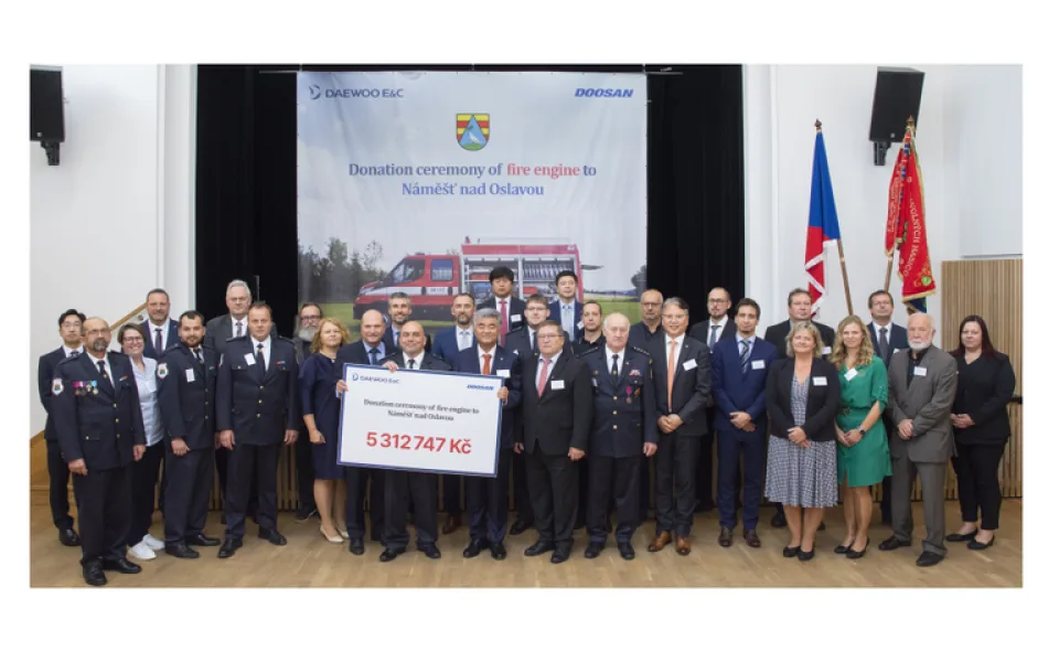 Daewoo E&amp;C podniká aktivní kroky při návštěvě Třebíčska