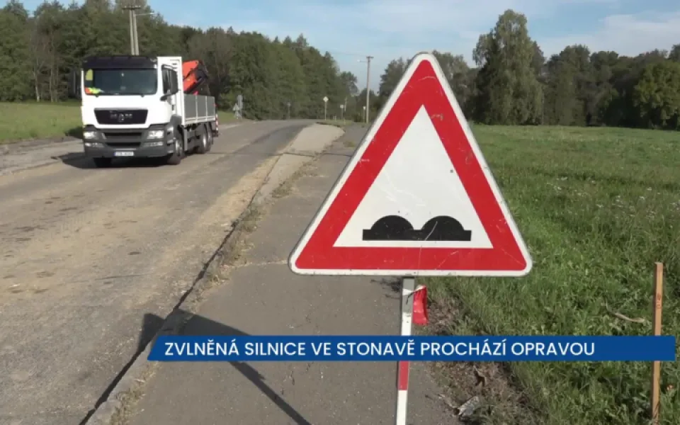  Zvlněná silnice ve Stonavě prochází opravou, v pondělí a v úterý bude uzavřena