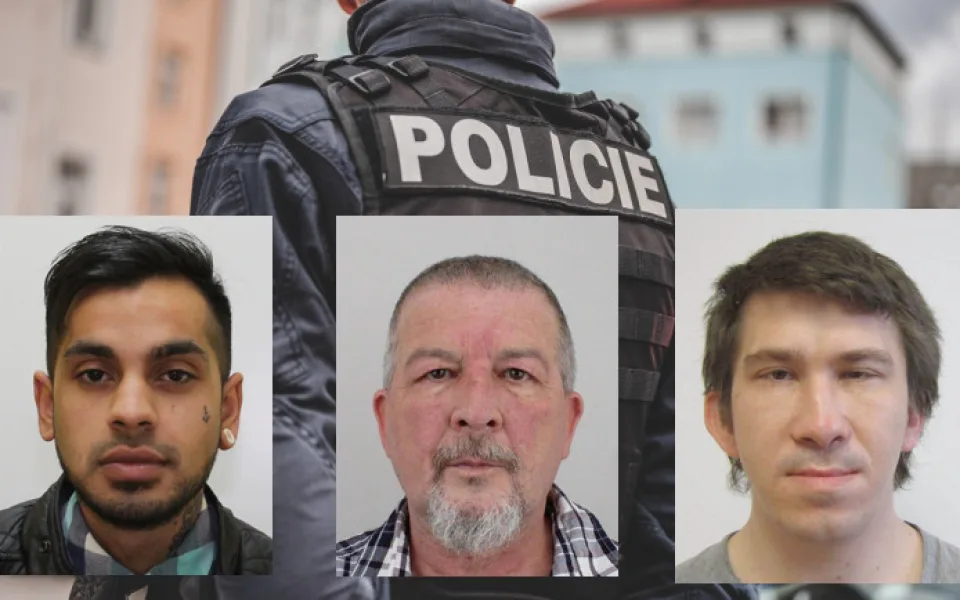 Jihočeští kriminalisté pátrají po trojici zločinců, kteří se vyhýbají nástupu do vězení