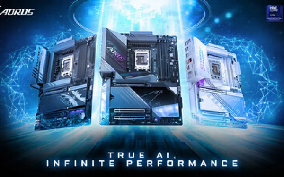 GIGABYTE odhaluje základní desky AORUS Z890 s inovacemi vylepšenými o umělou inteligenci pro nejnovější procesory Intel® Core™ Ultra