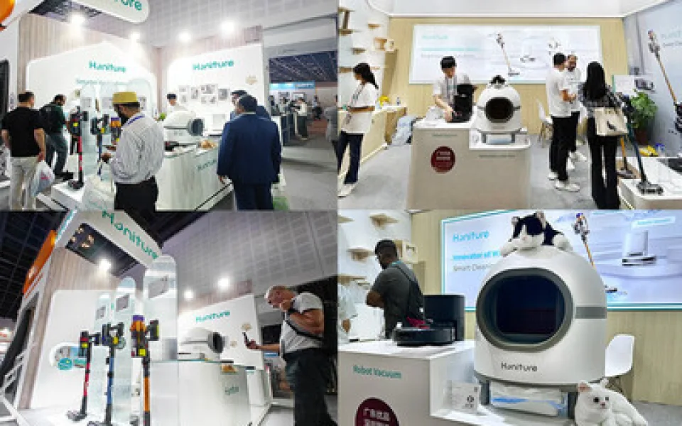 Honiture vystavuje nejnovější úklidové inovace pro domácnosti s mazlíčky na veletrzích GITEX a Canton Fair