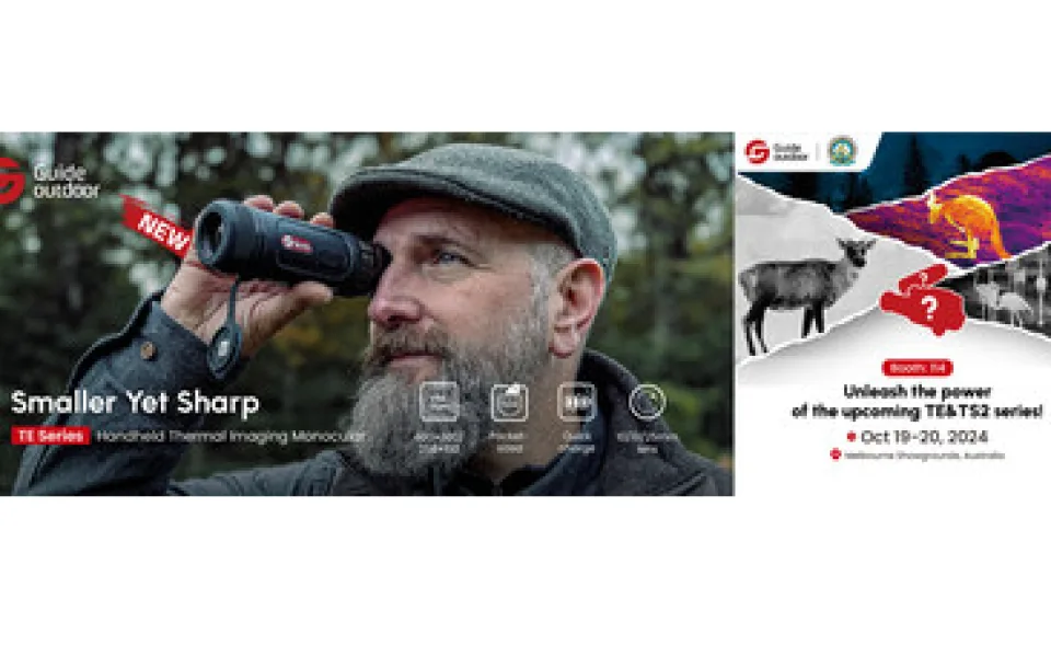 Na veletrhu SSAA 2024 bude představena nová cenově výhodná řada termovizních monokulárů TE od společnosti Guide Outdoor
