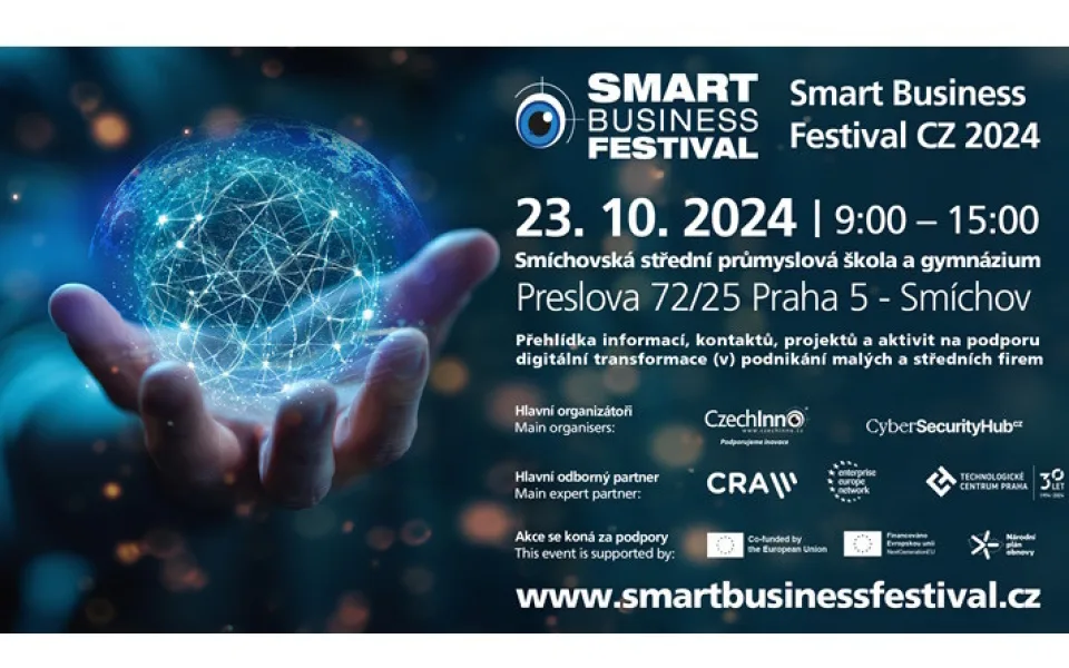Jubilejní 10. ročník Smart Business Festival CZ 2024 přináší českým firmám nejnovější trendy v bezpečnosti, odolnosti a udržitelnosti
