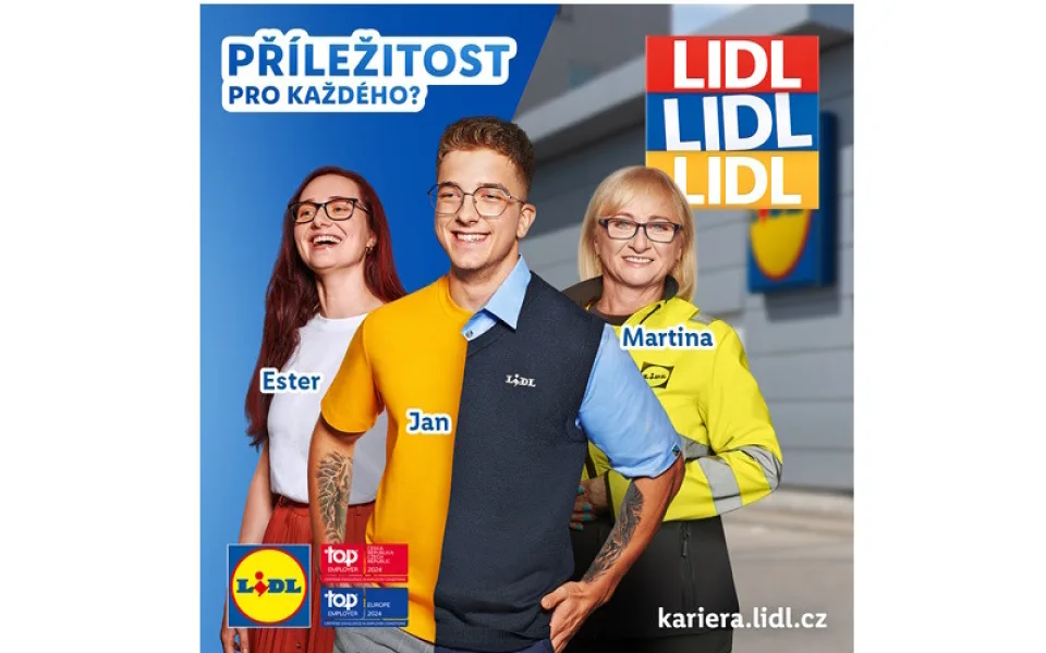 Lidl spouští Employer brandingovou kampaň. Pracovní možnosti napříč Českem