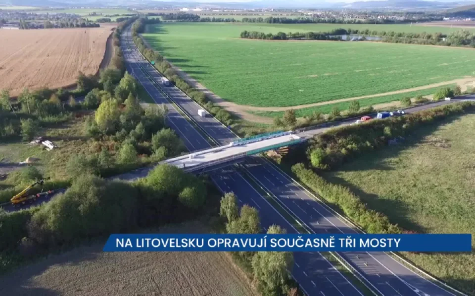 Na Litovelsku opravují současně tři mosty
