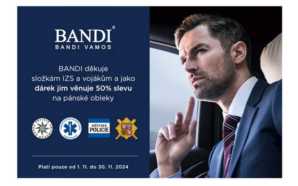 Majitel módní značky BANDI děkuje složkám IZS a vojákům