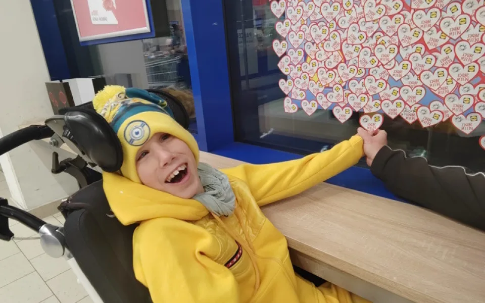 Sbírka Srdce dětem v Lidlu