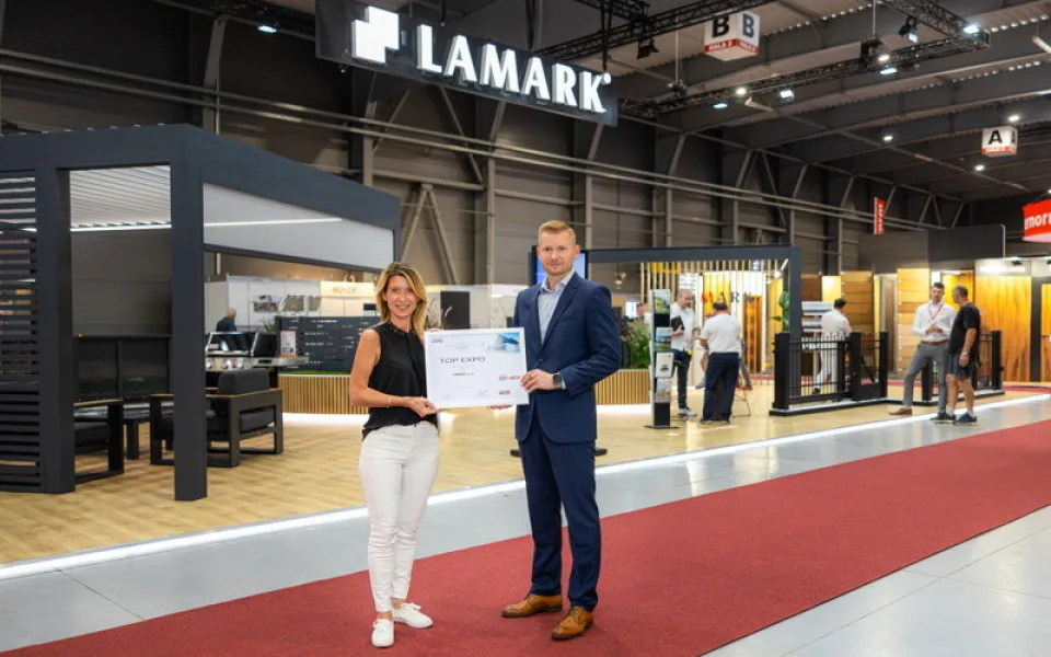 Společnost LAMARK získala ocenění TOP EXPO na veletrhu FOR ARCH 2024