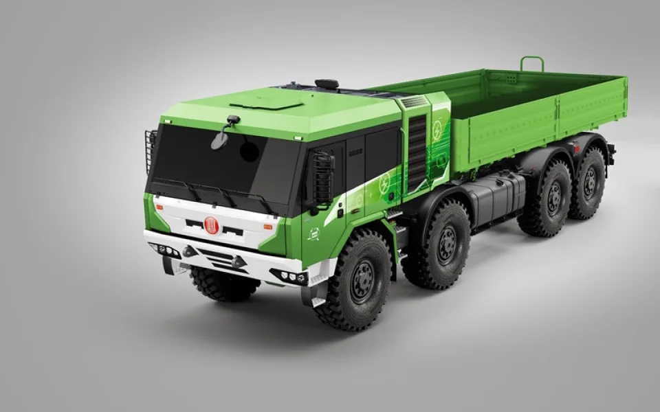 Představení vozu Tatra Force e-Drive Hybrid na veletrhu e-Salon 2024