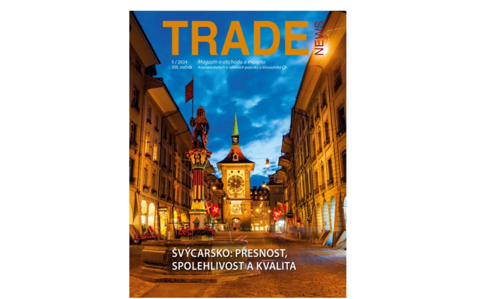 Nové TRADE NEWS cílí v duchu státní návštěvy prezidenta Petra Pavla na Švýcarsko