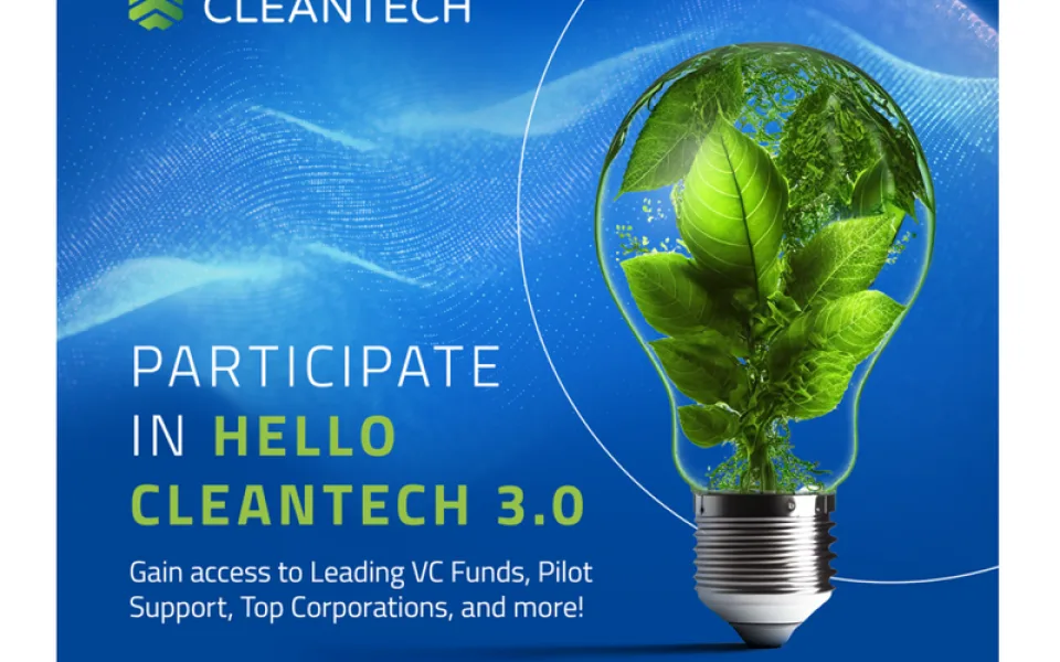 Program Hello CleanTech 3.0 vytvoří jedinečné spojení mezi inovativními start-upy a vedoucími firmami v oboru
