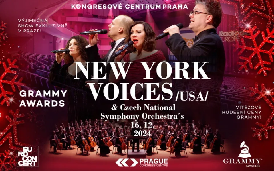 Vánoční charitativní koncert - New York Voices - Po 10 letech opět v Praze