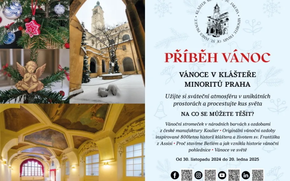 Příběh Vánoc v Klášteře minoritů Praha