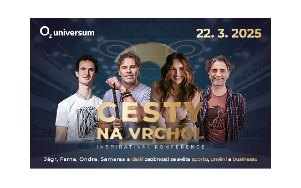 Vedle Jaromíra Jágra, Ewy Farny a Jannise Samarase nově promluví i Adam Ondra. Konference Cesty na vrchol oznámila dalšího účastníka