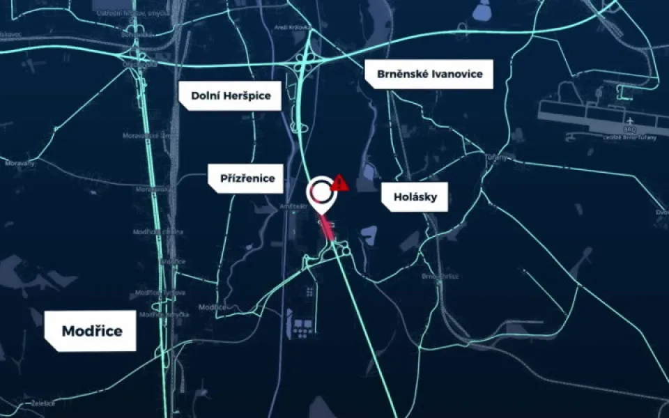 Frekventovaná část silnice II/152 je nehodovým místem