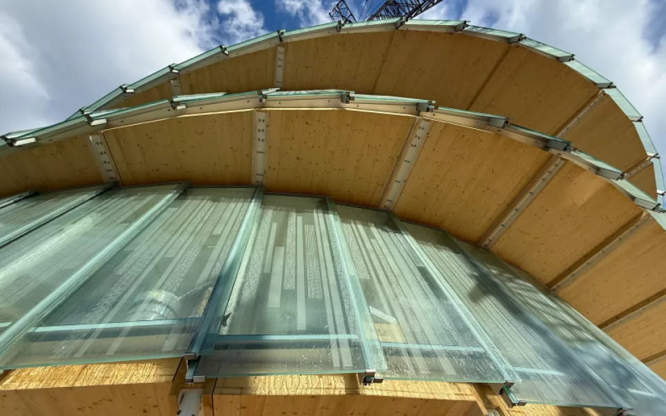 Česko dokončilo hrubou stavbu národního pavilonu