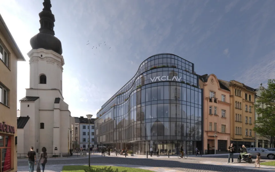 Developerská skupina Antracit zahájila stavbu polyfunkčního domu Václav v Ostravě a již spustila pronájem kancelářských prostor