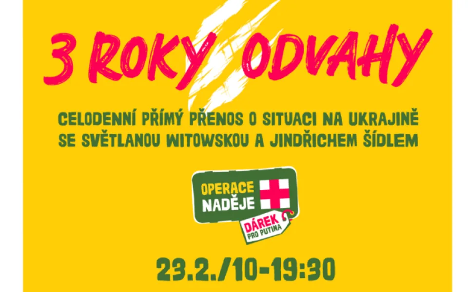 Živě: Operace naděje - 3 roky odvahy