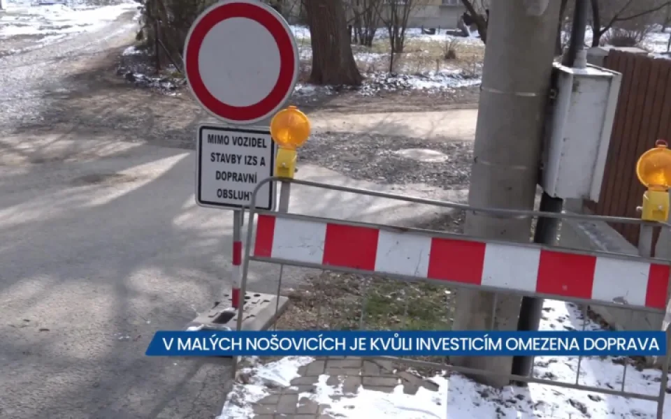 V Malých Nošovicích je kvůli velkým investicím omezena doprava
