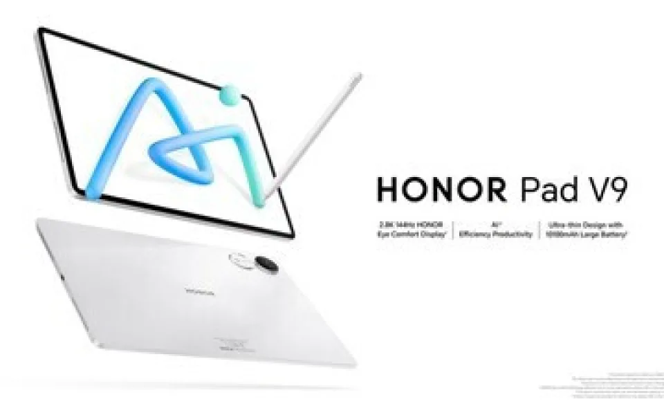 HONOR představuje na MWC 2025 ultratenký tablet HONOR Pad V9
