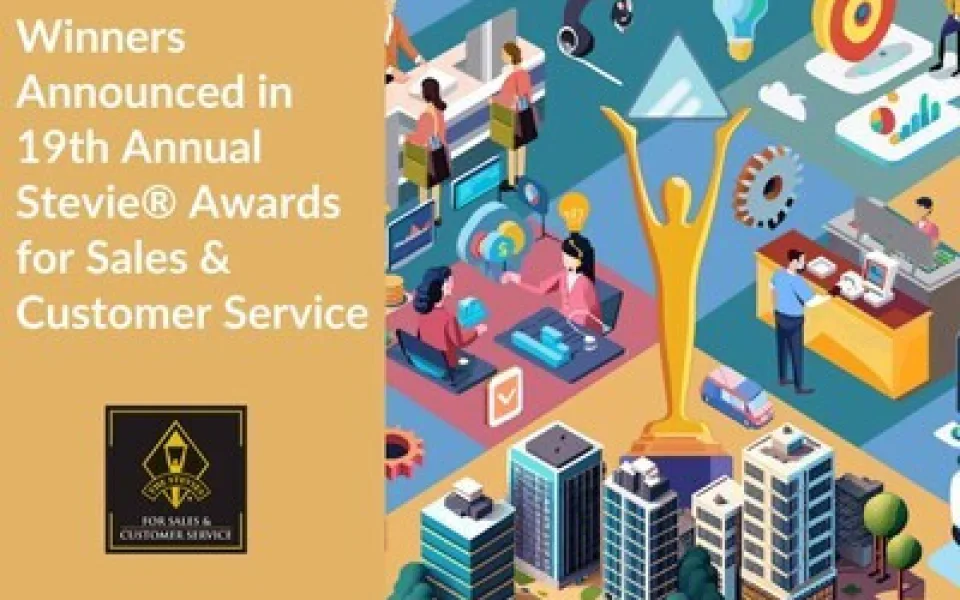 Vyhlášení vítězů 19. ročníku soutěže Stevie® Awards za prodej a zákaznický servis