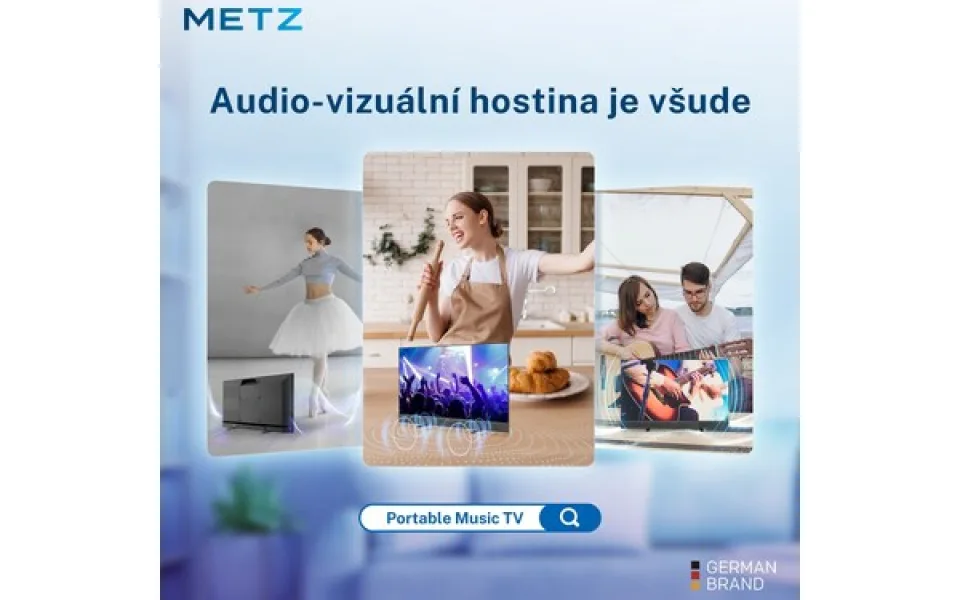  METZ MTE7000: Boombox v novém kabátě – poznejte přenosnou hudební TV, jaká tu ještě nebyla