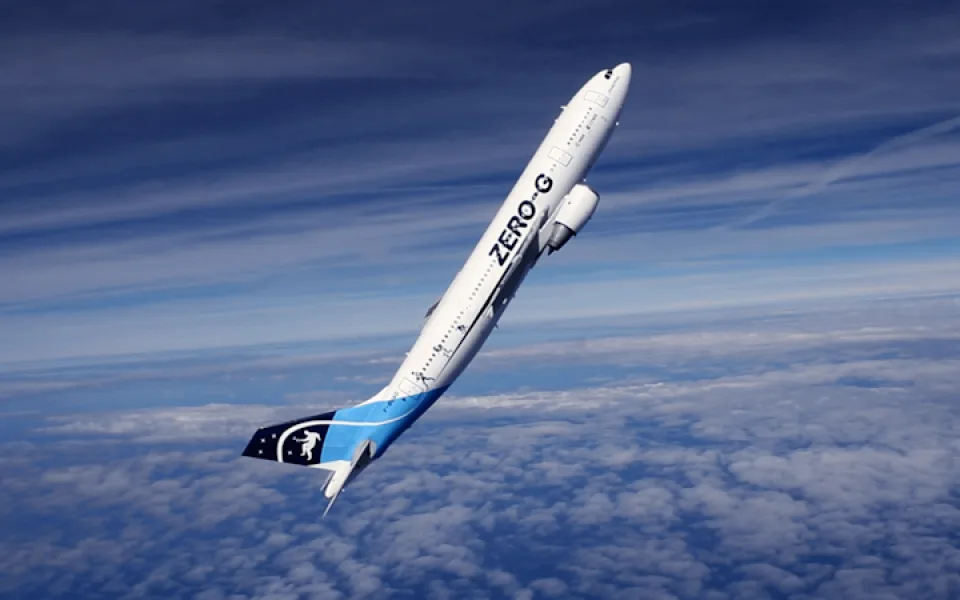 Živě: Představení páté velitelky beztížného letu Zero-G