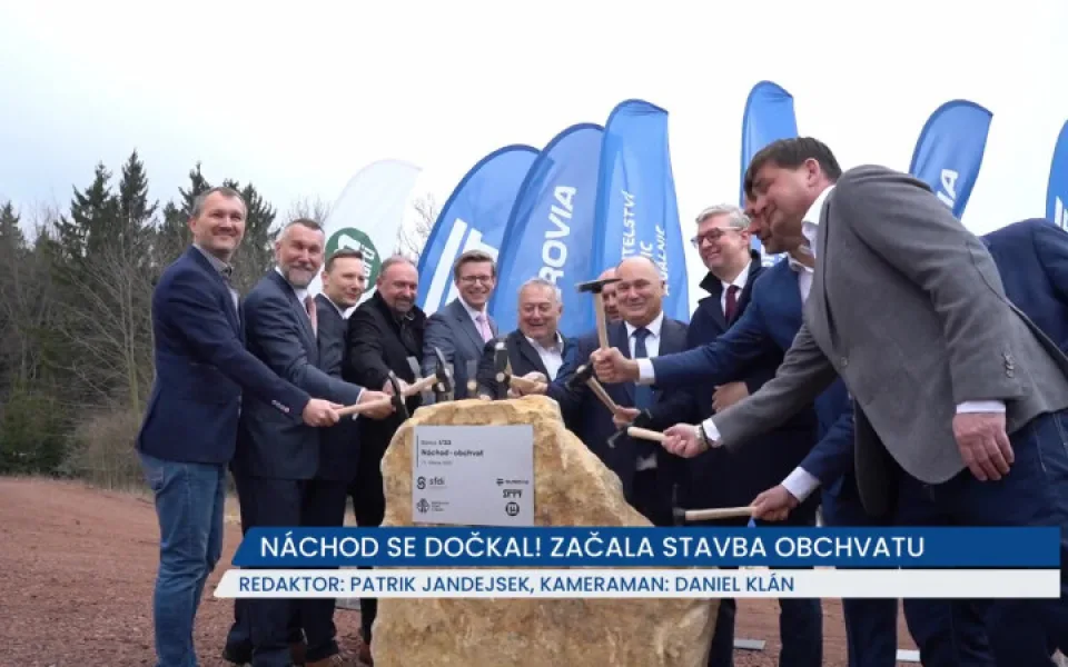 Náchod se dočkal, začala stavba obchvatu